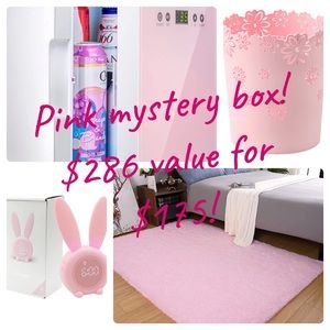 Pink mystery box. Brand New Items - Open box items.
